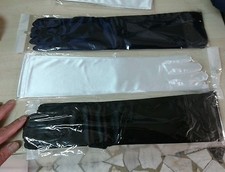 1 paio di guanti bianchi 39 cm