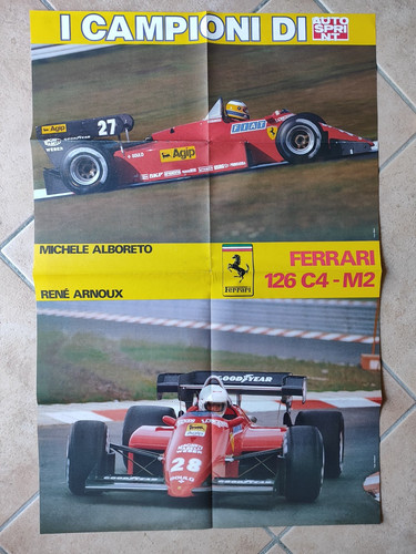 Doppio poster ferrari 126 - ferrari,