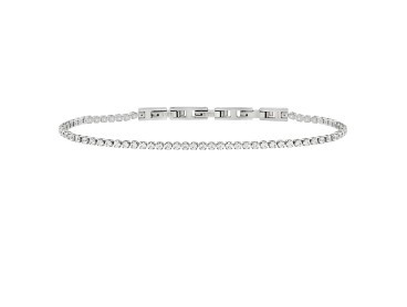 Bracciale acciaio tennis - bracciale,