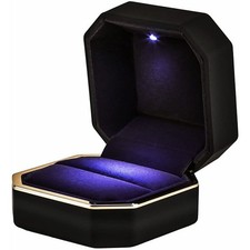 Scatola anello di lusso con