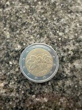 Moneta 2 Euro con Fiori di Lampone - SUOMI FINLANDIA - Anno 2001