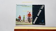 Honda 50 Super Cub C 100 - C 102 1959 depliant francese originale