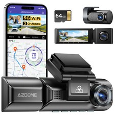 AZDOME 3 Telecamere Dash Cam