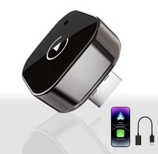 Adattatore Wireless CarPlay Android Auto 2 in 1 USB Type-C WiFi 5Ghz Plug&Play 