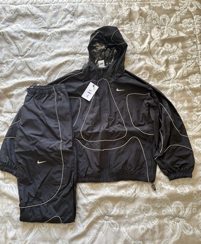 Nike corteiz tracksuit nera - x,