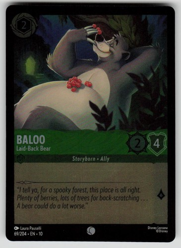 Baloo laid back bear - laid-back, cold