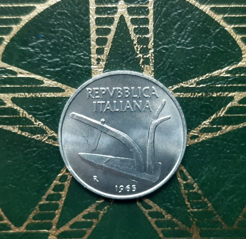 Lire 1965 - 10, (spighe)