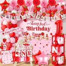 Berry First Birthday Decor