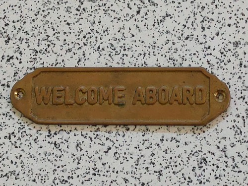 Targa targhetta welcome - targa,