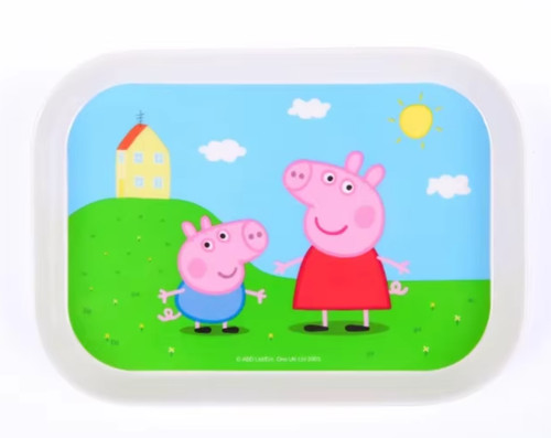 Peppa pig vassoio piatto - pig, vassoio/piatto