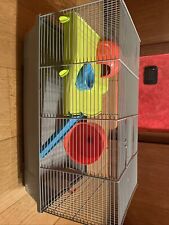 Gabbia Per Criceti 2 Piani Casetta E Ciotola Per Il Cibo Scala Tutto Estraibile