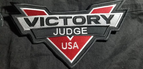 Patch ricamata judge victory - ricamata,