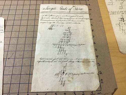 Matematica originale del 1820 - originale,