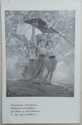 Cartolina giovinezza buon - cartolina,