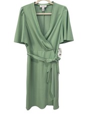 Donna Morgan Faux Wrap Dress