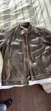 Giacca pelle marrone - giacca,