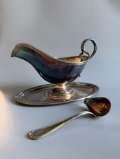 Antica Salsiera Argentata con