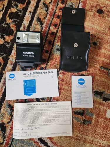 Minolta auto electroflash 30fx - auto,