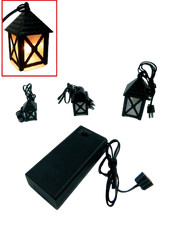 Lanterna con Luce Bianca 3,5V - Modello a scelta -  Scenografia per Presepe