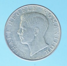 ROMANIA MIHAI I 250 LEI 1941 MONETE DA COLLEZIONE ARGENTO SILVER COIN CURRENCY