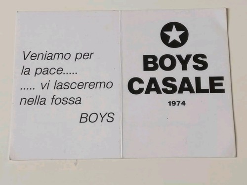 Tessera ultras boys casale - tessera,