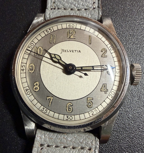 Helvetia vintage sector dial - vintage,