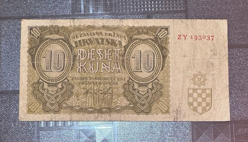Banconota kuna croazia 1941 - banconota,