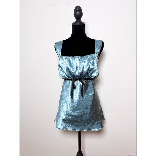 Top babydoll vintage y2k - vintage, blu