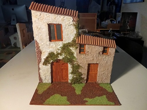 Case per fondale presepe - per,