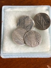 GEMELLI PER CAMICIA UOMO VINTAGE - ARGENTO 800 - COPPIA