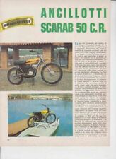 advertising Pubblicità  ANCILLOTTI SCARAB 50 CR- CZ 175 REGOLARITA '73 MOTOCROSS