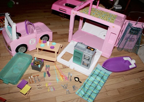 Barbie camper playset - camper,