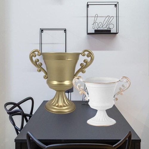 Vaso fiori metallo - vaso, in