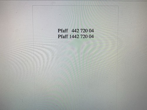 Pfaff 1442 manual digital - ,