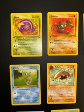 Lotto 16 carte Pokemon - Set Fossil - Tutte Prima Edizione