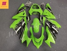 Kit Carene Verde Nero per Kawasaki Ninja ZX1000 ZX10R 2004–2005 Carrozzeria ABS