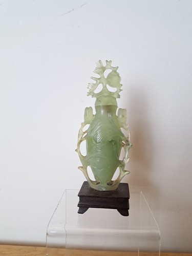 Cina bottiglia giada fine - bottiglia,, giada,