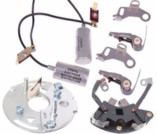 JAWA 350 Zündungsgrundplatte Unterbrecher Kondensator Kohlebürsten JAWA CZ 634