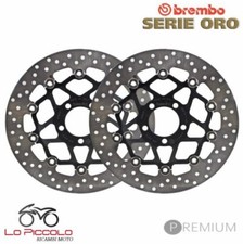 COPPIA DISCHI FRENO ANTERIORE BREMBO SERIE ORO FLOTTANTI KAWASAKI 800 W 2012