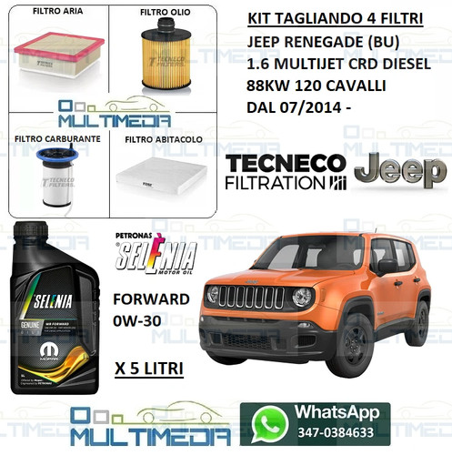 Kit tagliando filtri olio - 4,