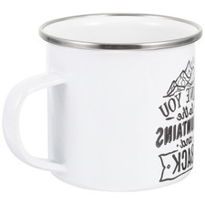  Tagina d'acqua a smalto liscio tazza da campeggio da campeggio per campeggio