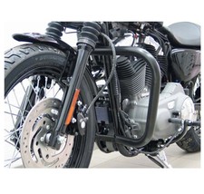 Paramotore nero Ø30mm per harley Davidson 883/1200 Sportster dal 1984 al 2003