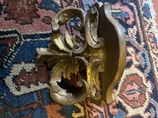 Mensola In Legno Intagliato E