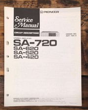 Pioneer SA-420 -520 -620 -720