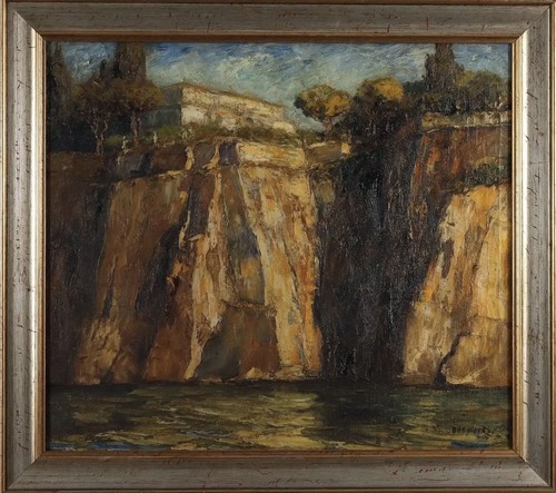 Quadro otto pippel - pippel, (1878-1960)