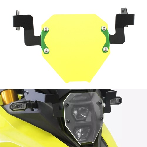 Protezione faro moto verde