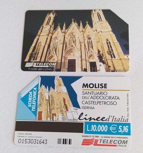 Scheda telefonica usata - ,