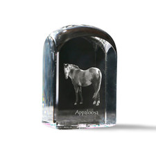 Appaloosa cristallo sigillo con cavallo Art-Dog