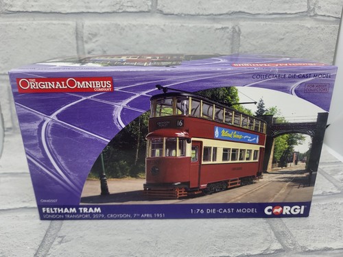 Corgi om40507 tram feltham - om40507,