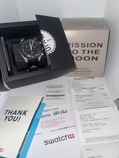 Swatch x Omega Moonswatch Mission to The Moonphase New Moon NUOVO